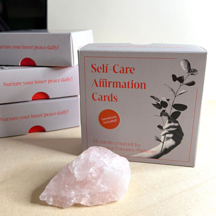 Special Edition Affirmation Card Set with Gemstone